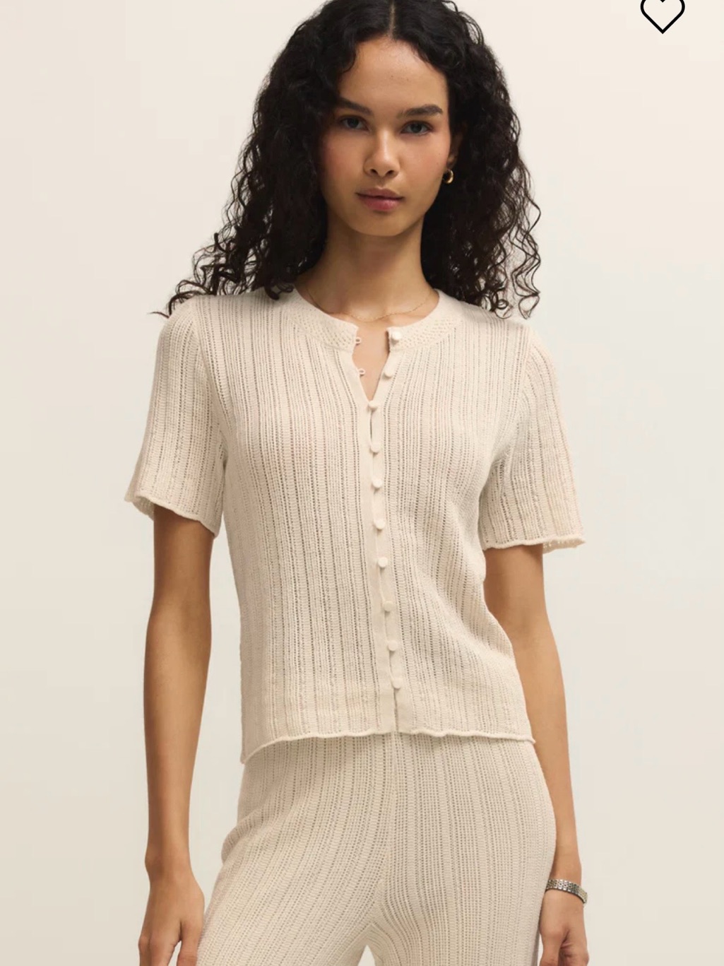 Z Supply Starboard Crochet Linen Top - Nwt